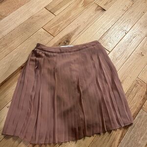 LC Lauren Conrad Pink Pleated Skirt